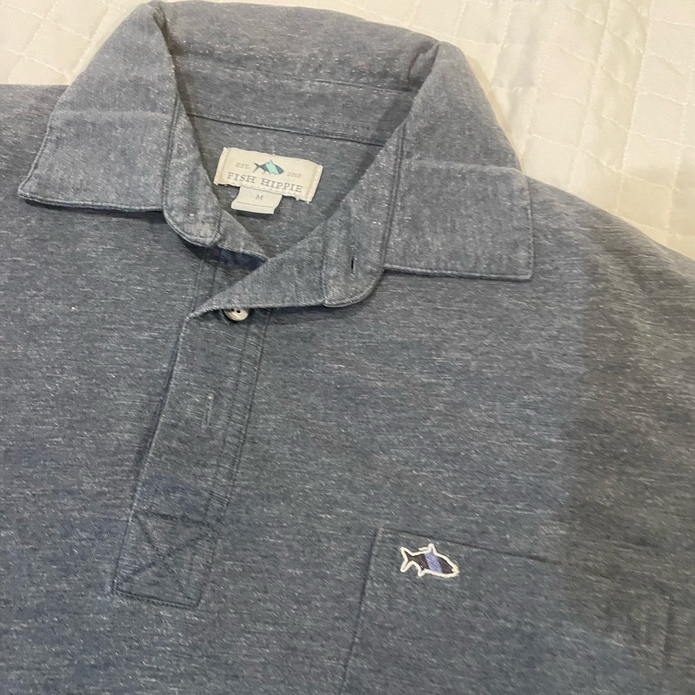 Fish hippie polo